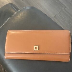 Lodis Caramel Leather Wallet